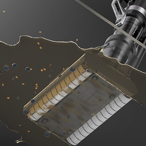 4w1 Bezprzewodowy odkurzacz i myjka JIMMY PW11 Pro HEPA 460W - srebrny czarny