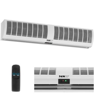 Kurtyna powietrzna elektryczna ścienna z pilotem 2510 m3/h 115 W