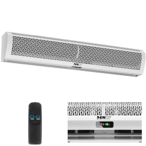 Kurtyna powietrzna elektryczna ścienna z pilotem 3030 m3/h 180 W