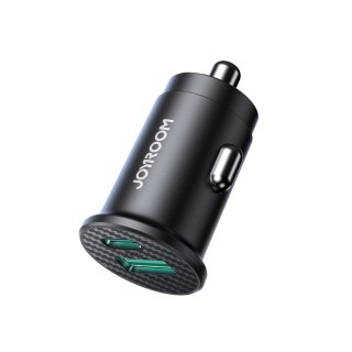 Ładowarka samochodowa Mini 15W USB-A USB-C - czarna