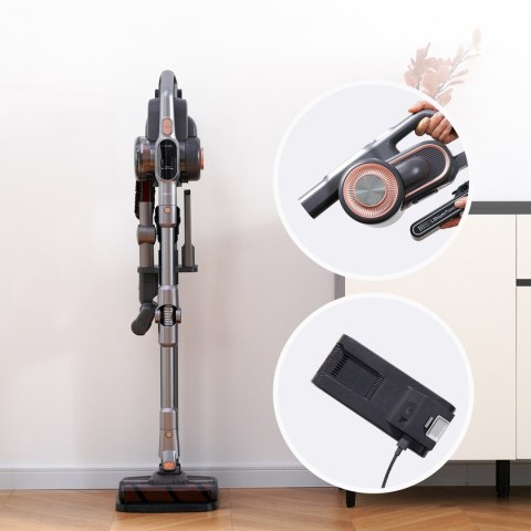 Odkurzacz bezprzewodowy JIMMY H10 Pro duża moc ssania - srebrno szary