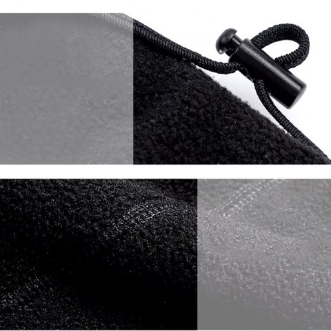 Kominiarka outdoor wiatroszczelna wodoszczelna polar - czarna