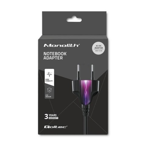 Zasilacz desktopowy 60W | 12V | 5A | 5.5*2.1 + kabel zasilający