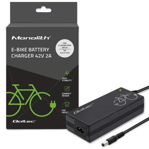 Ładowarka do baterii roweru elektrycznego 36V | 42V | 2A | 5.5*2.1