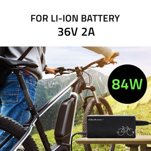 Ładowarka do baterii roweru elektrycznego 36V | 42V | 2A | 5.5*2.1
