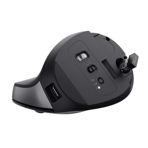 Mysz bezprzewodowa ergonomiczna BAYO+ czarna