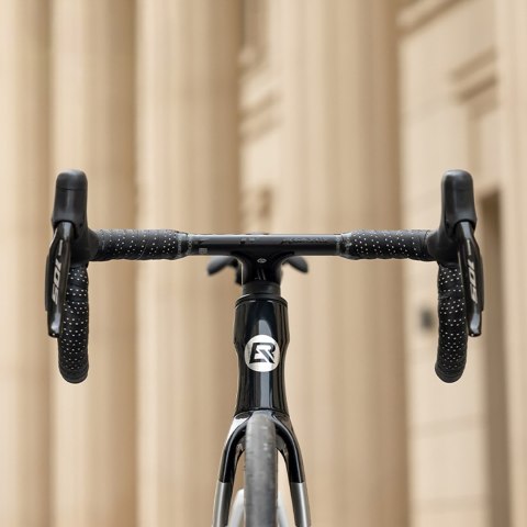 Owijka na kierownicę rowerową z pianki EVA wzór Shark - czarna