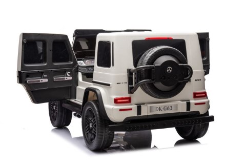 Auto Na Akumulator Mercedes G63 4X4 XXL 24V14AH Biały LEAN CARS