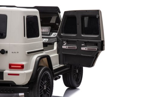 Auto Na Akumulator Mercedes G63 4X4 XXL 24V14AH Biały LEAN CARS