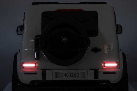Auto Na Akumulator Mercedes G63 4X4 XXL 24V14AH Biały LEAN CARS