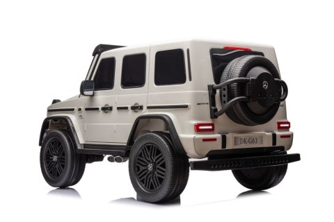 Auto Na Akumulator Mercedes G63 4X4 XXL 24V14AH Biały LEAN CARS