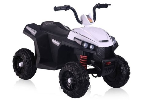 Quad na Akumulator S601 Pojazd Terenowy Dla Dzieci Światła LED Biały LEAN CARS