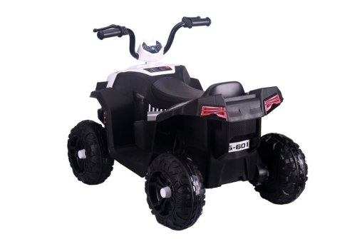 Quad na Akumulator S601 Pojazd Terenowy Dla Dzieci Światła LED Biały LEAN CARS