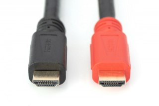 Kabel połączeniowy HDMI HighSpeed z Ethernetem ze wzmacniaczem 4K 30Hz UHD HDMI A/A M/M 15m Digitus