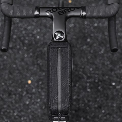 Torba rowerowa mocowana na ramę 0.9l - czarna ROCKBROS