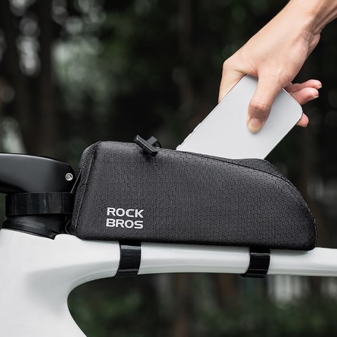 Torba rowerowa mocowana na ramę 0.9l - czarna ROCKBROS