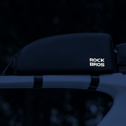 Torba rowerowa mocowana na ramę 0.9l - czarna ROCKBROS