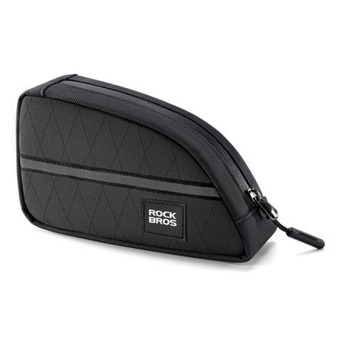 Torba rowerowa trójkątna na ramę 0.8l - czarna ROCKBROS