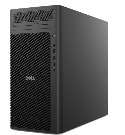 Stacja robocza Dell Pro Max Tower T2 FCT2250 Win11Pro U7 265/16GB/512GB/Integrated/No Wifi/Wireless Kb & Mouse/vPro/3Y ProSuppor