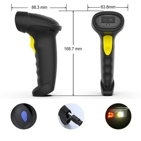 Czytnik kodów kreskowych i QR | 1D 2D | USB | Bluetooth