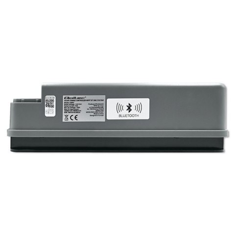 Solarny regulator ładowania MPPT z czujnikiem temperatury 30A | 12V/24V | LCD | 2xUSB | Bluetooth | APP | GEL | LiFePO4