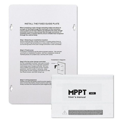 Solarny regulator ładowania MPPT z czujnikiem temperatury 30A | 12V/24V | LCD | 2xUSB | Bluetooth | APP | GEL | LiFePO4