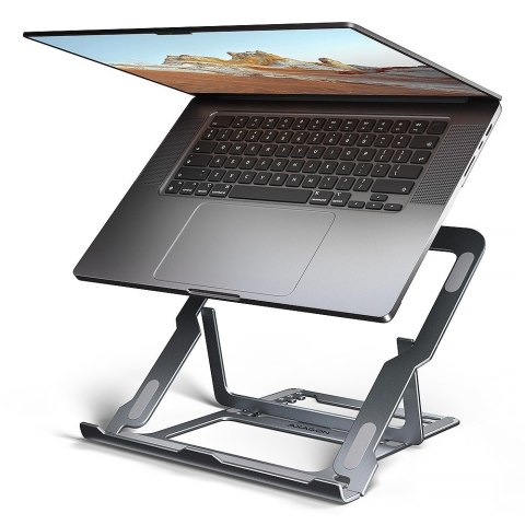 STND-LAG Podstawa do laptopów aluminiowa 10-17,3 cala 8 regulowanych pozycji, Szara
