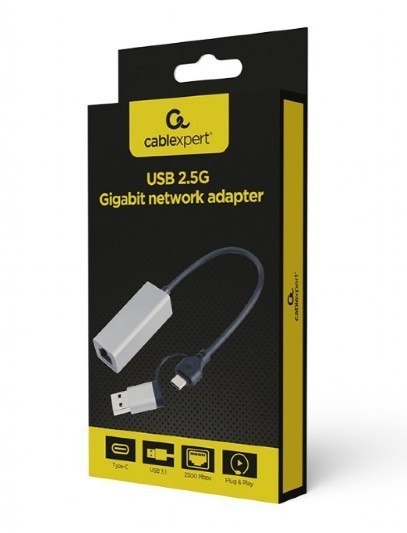 Karta sieciowa USB 3.1 USB-A/USB-C 2.5 Gb/s