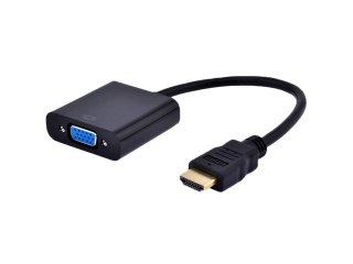 Adapter HDMI-A(M)->VGA(F) na kablu Gembird