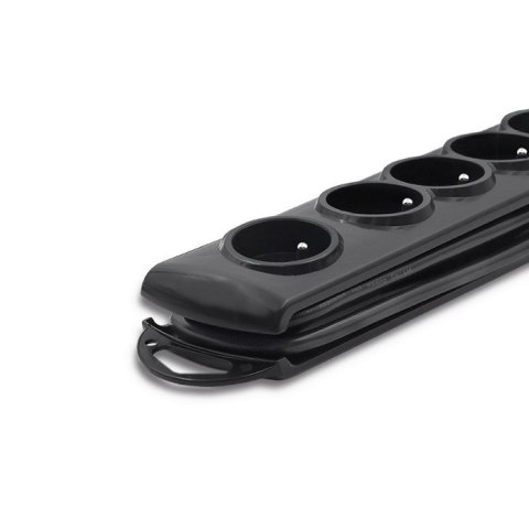 Listwa antyprzepięciowa | 6 gniazd | 3,0m Qoltec