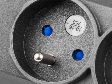 Listwa przeciwprzepięciowa M3 1.5m czarna (3 gniazda) Armac