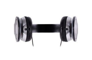 Stereofoniczne słuchawki z mikrofonem CITY BLACK Rebeltec