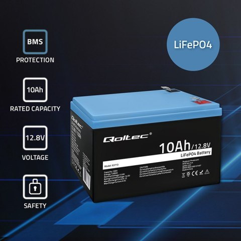 Akumulator LiFePO4 | 12.8V | 10Ah | 128Wh | BMS
