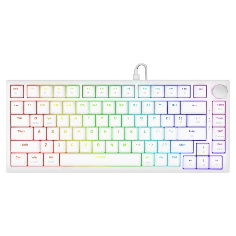 Klawiatura magnetyczna ASTRAL White OUTEMU White Jade Magnetic RGB