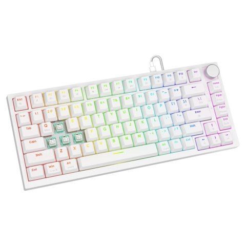 Klawiatura magnetyczna ASTRAL White OUTEMU White Jade Magnetic RGB