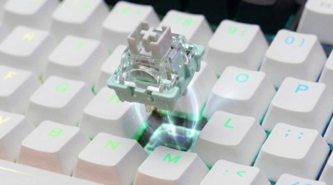 Klawiatura magnetyczna ASTRAL White OUTEMU White Jade Magnetic RGB