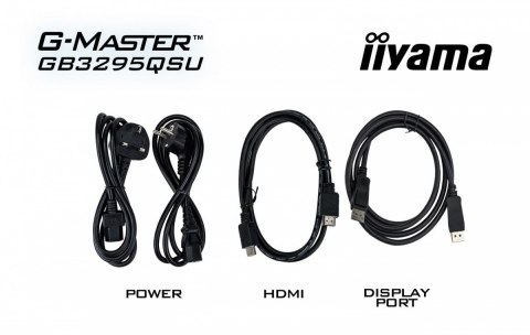 Monitor G-Master 31.5 cala GB3295QSU-B1 QHD,FastVA,240Hz,2xHDMI,DP,400cd,0,4ms, 2xUSB 3.2 , 2xUSB-C, HAS 150, FreeSync Premium -