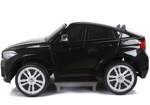 Auto Na Akumulator Nowe BMW X6M SUV Światła LED MP3 Czarne Lakierowane LEAN CARS