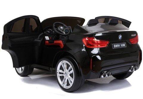 Auto Na Akumulator Nowe BMW X6M SUV Światła LED MP3 Czarne Lakierowane LEAN CARS