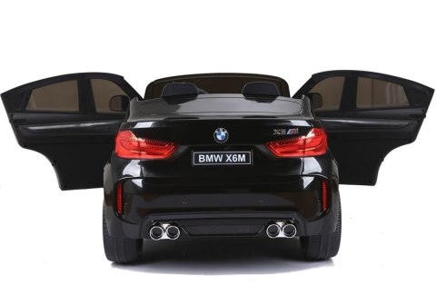 Auto Na Akumulator Nowe BMW X6M SUV Światła LED MP3 Czarne Lakierowane LEAN CARS