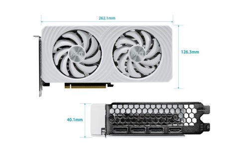 Karta graficzna GeForce RTX 5060 WHITE OC 8GB GDDR7 128bit 3DP/HDMI