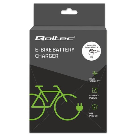 Ładowarka do roweru elektrycznego 36V | 42V | 2A | Mi4 Magnetic TIP +kabel zasilający