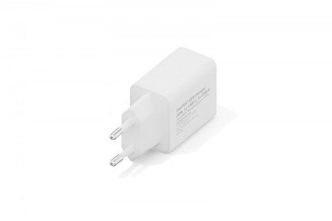 Ładowarka sieciowa 20W | 1x USB-C, 1x USB-A | PD 3.0, QC 3.0 | Biała