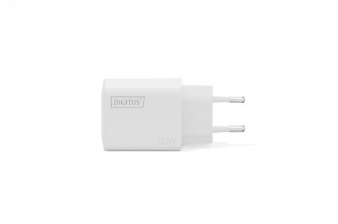 Ładowarka sieciowa 20W | 1x USB-C, 1x USB-A | PD 3.0, QC 3.0 | Biała