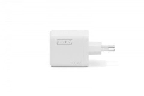 Ładowarka sieciowa GaN II 100W | 2x USB-C, 1x USB-A | PD 3.0, QC 3.0 | Biała