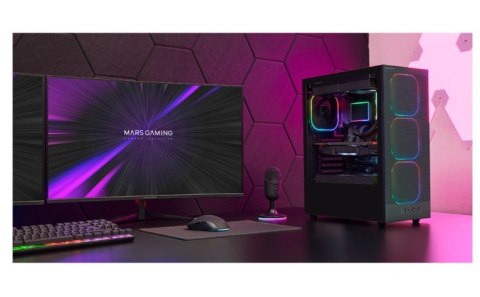 Obudowa MARS MC-NEBULA BLACK ATX 4xARGB fans
