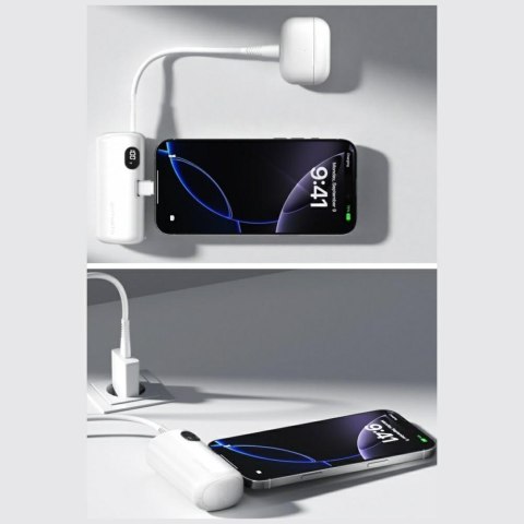Powerbank FicoFold 22,5W 5000mAh Biały
