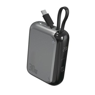 Powerbank Pocket 30W 10000mAh wbudowany kabel USB-C 15cm