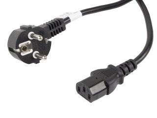 Kabel zasilający CEE 7/7 - IEC 320 C13 VDE 10M czarny Lanberg