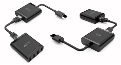 Przedłużacz USB2.0 over IP 4xUSB; 60m; Y-2516 Unitek